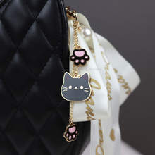 Load image into Gallery viewer, Black Cat Bag Charm
