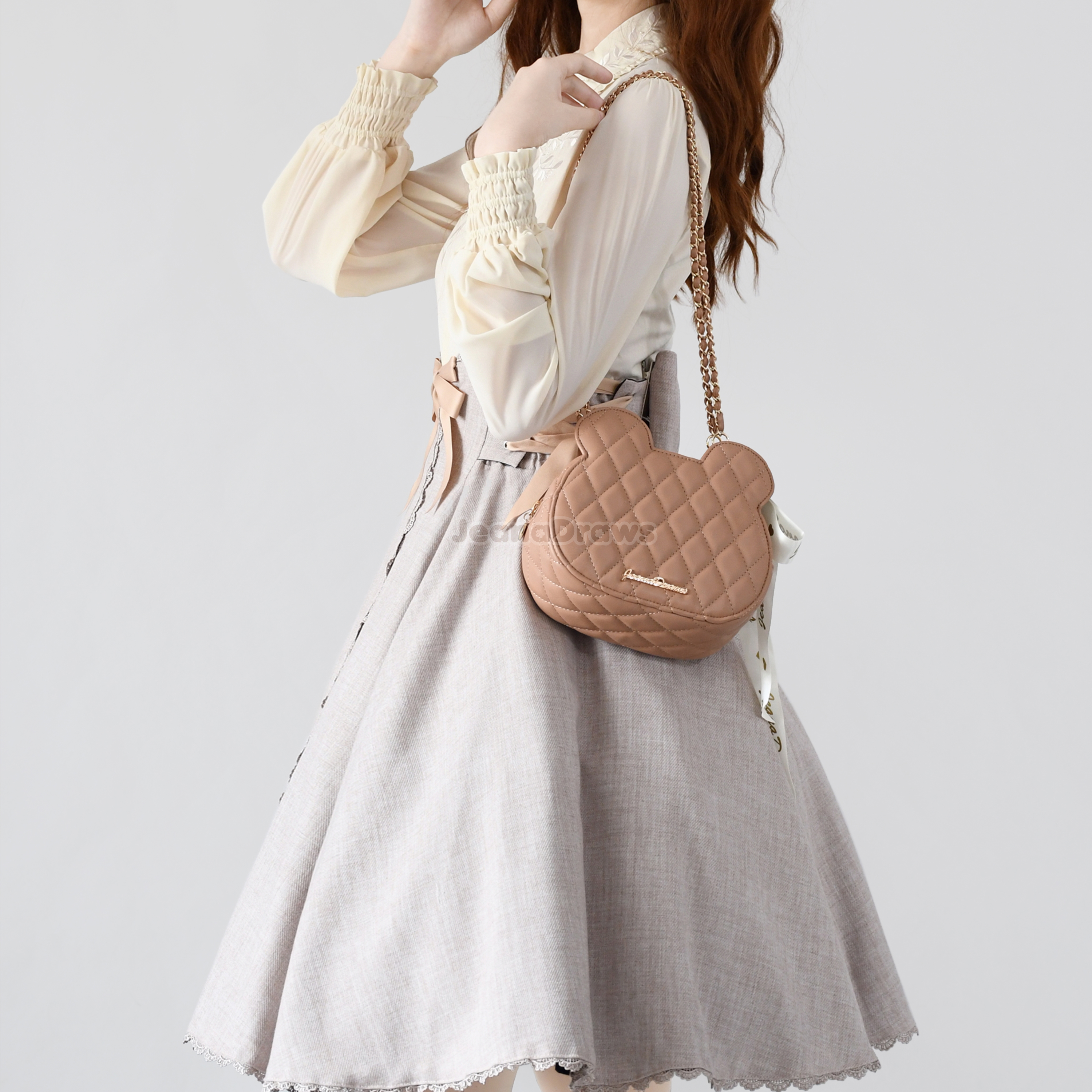 Bear Quilted Handbag