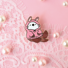 Load image into Gallery viewer, Bunny Lakko Enamel Pin
