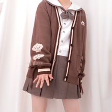 Load image into Gallery viewer, Brown Lakko Shell Cardigan
