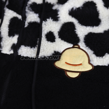 Load image into Gallery viewer, Fluffy Cow Zip Up Hoodie
