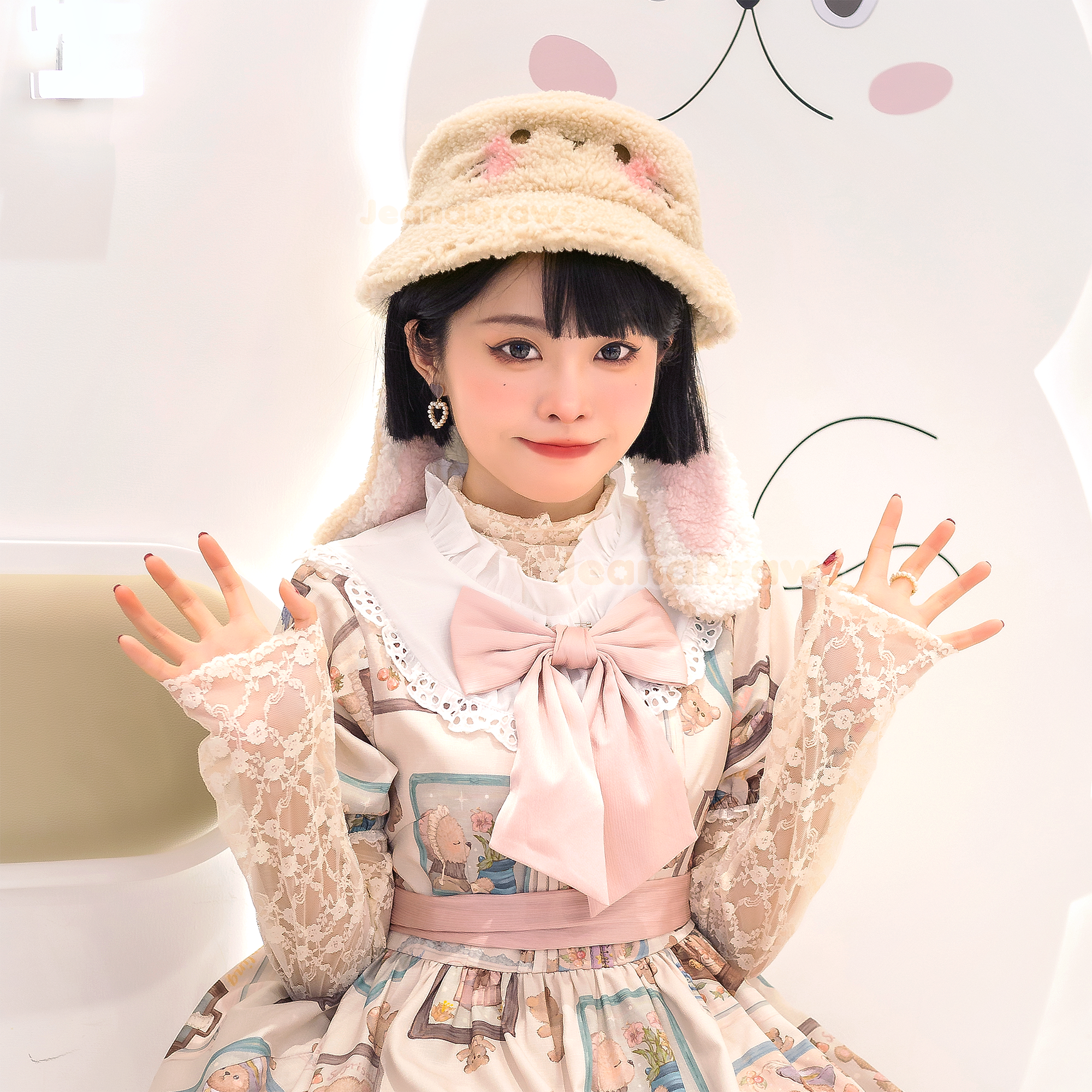 Bunny Ear Bucket Hat