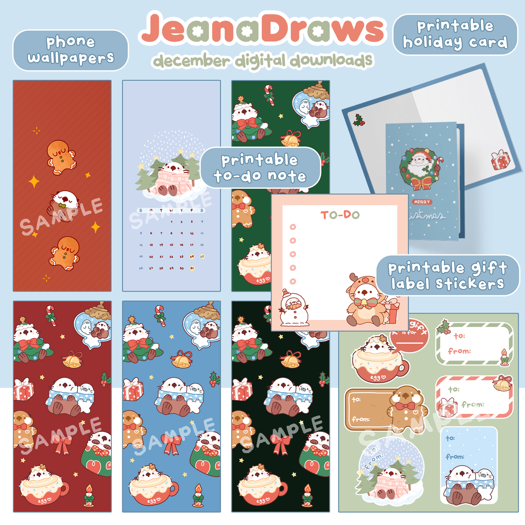 December Patreon Digital Downloads