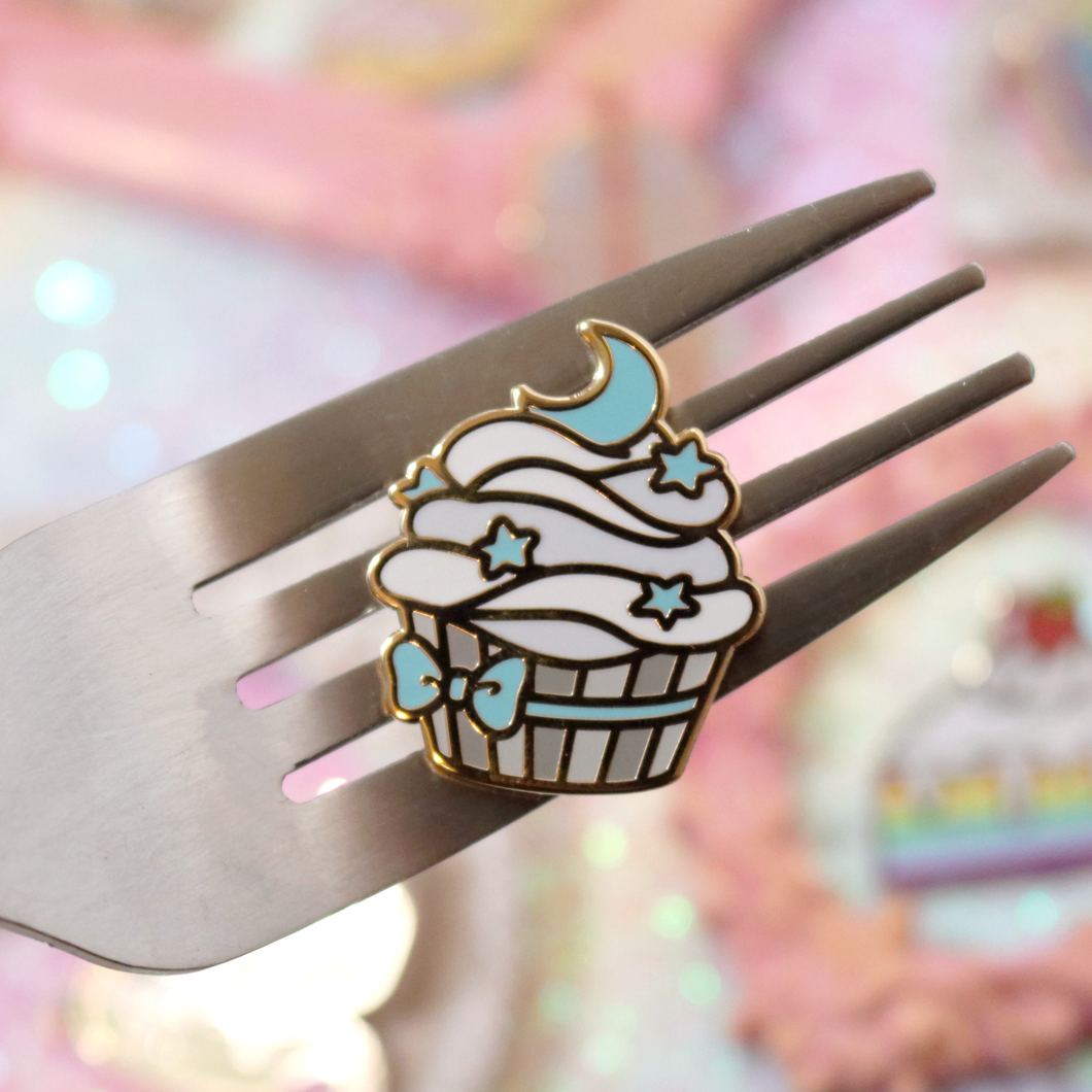 Demiboy Cupcake Enamel Pin
