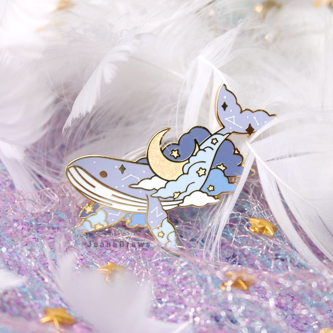 Dream Whale Enamel Pin