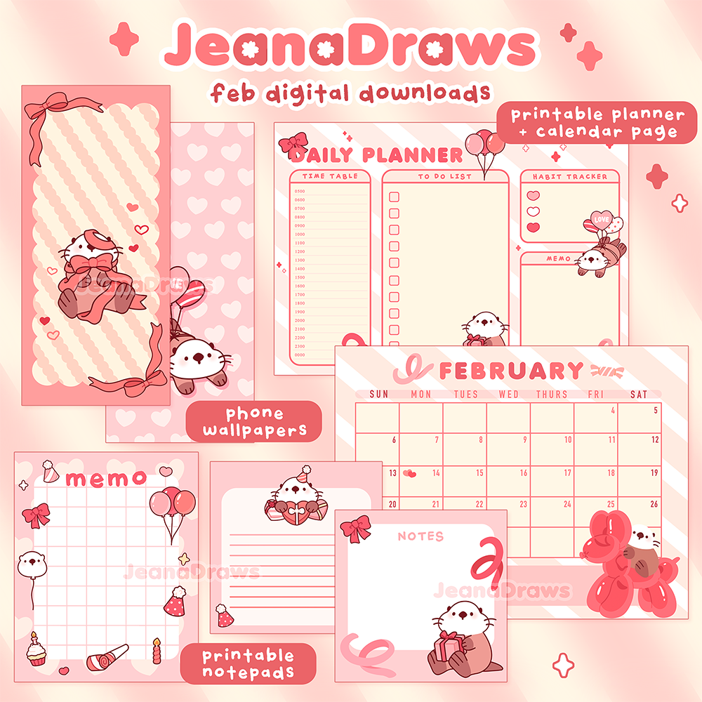 February Patreon Digital Downloads