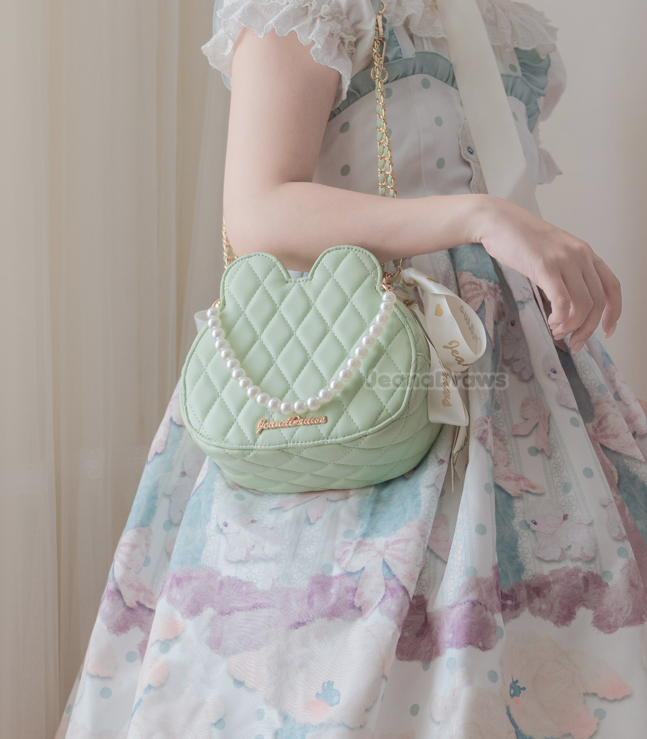 Frog Quilted Handbag