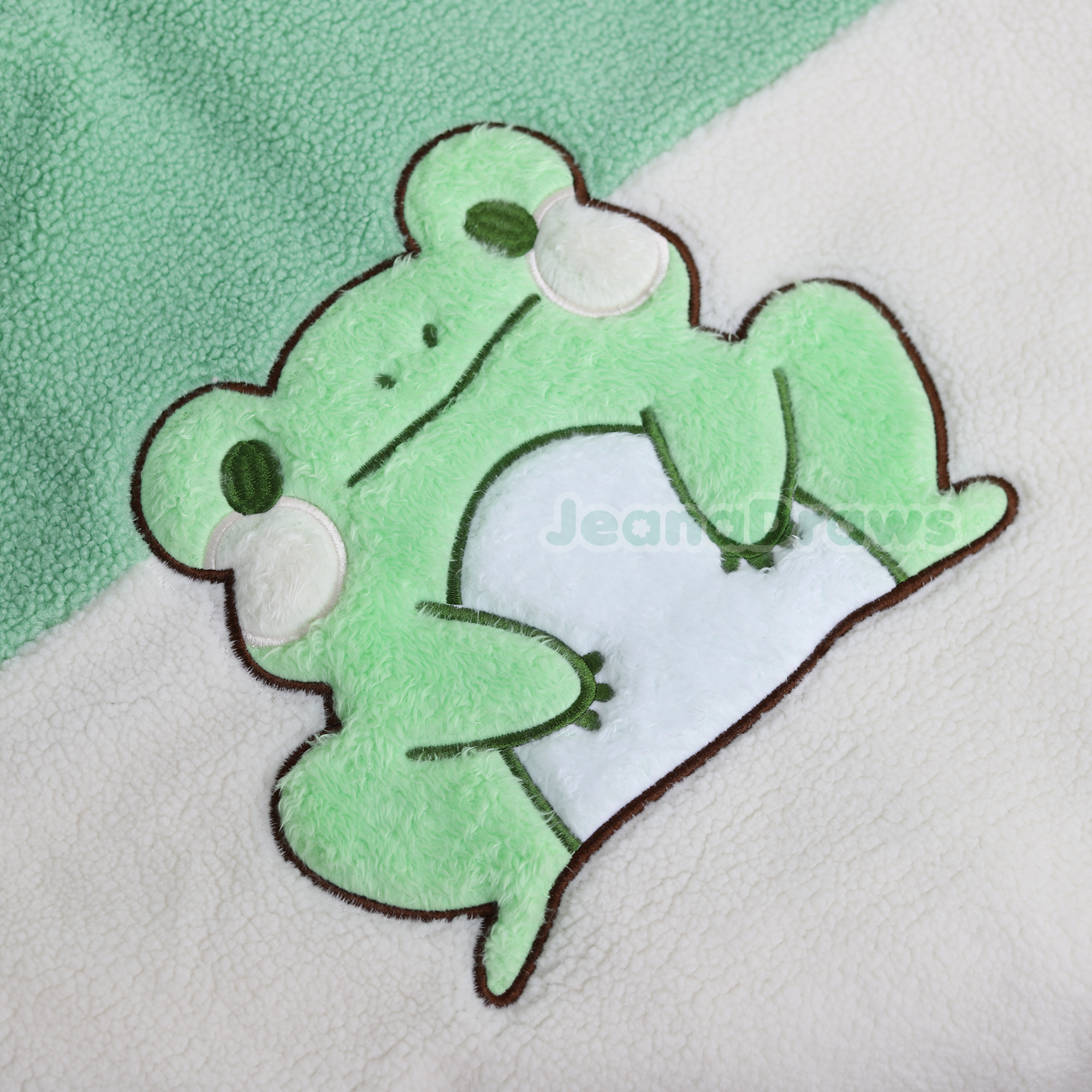 Fluffy Froggie Zip Up Hoodie