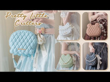 Load and play video in Gallery viewer, Bear Quilted Handbag
