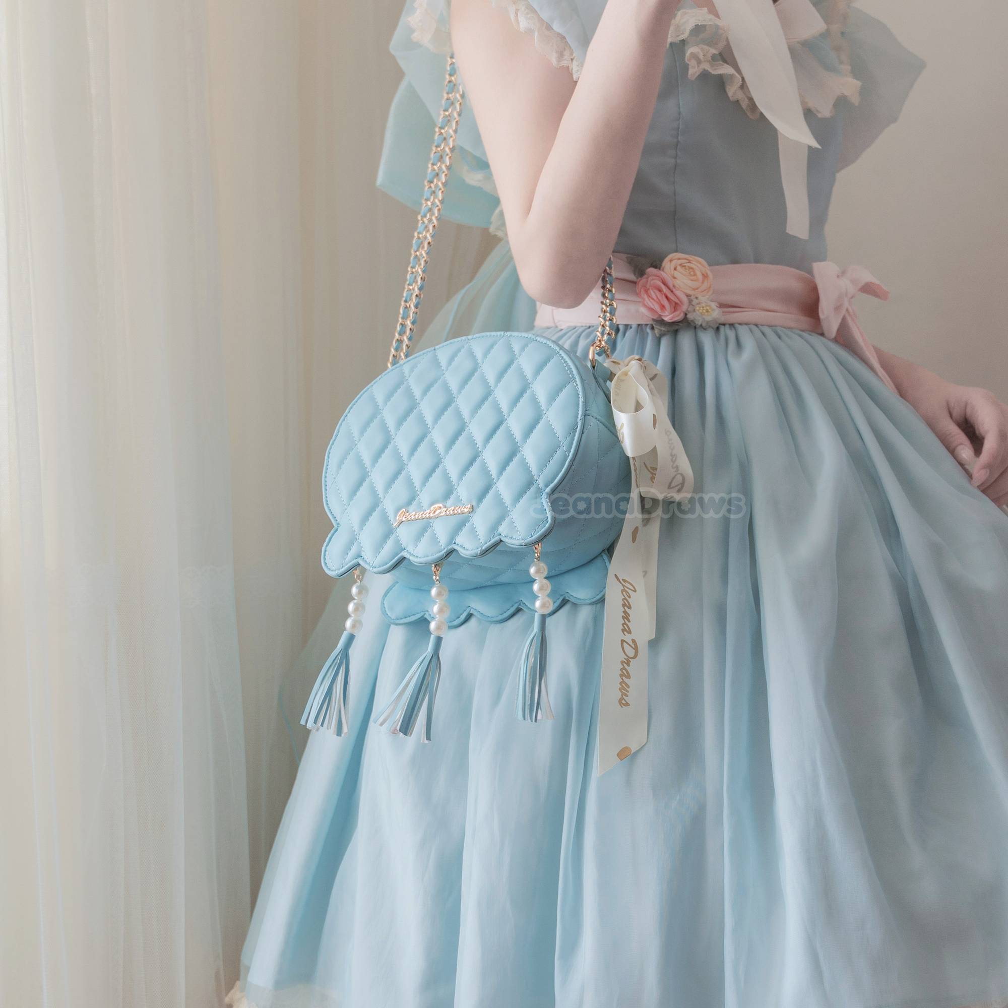 Jellyfish Quilted Handbag
