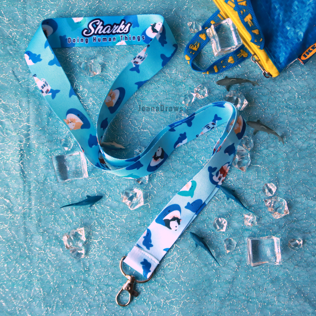 Sharks Lanyard