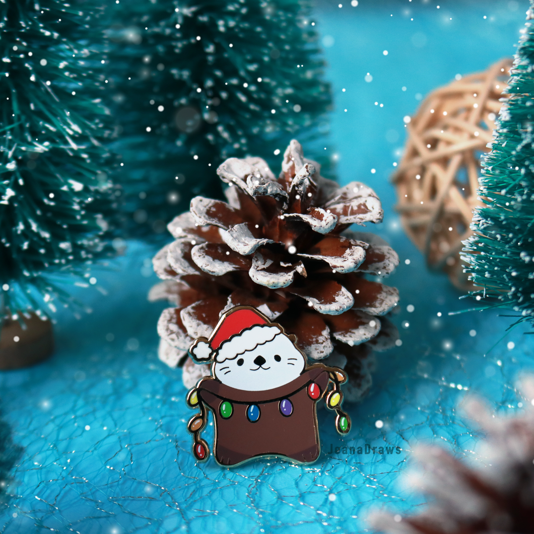 Holiday Lights Lakko Enamel Pin