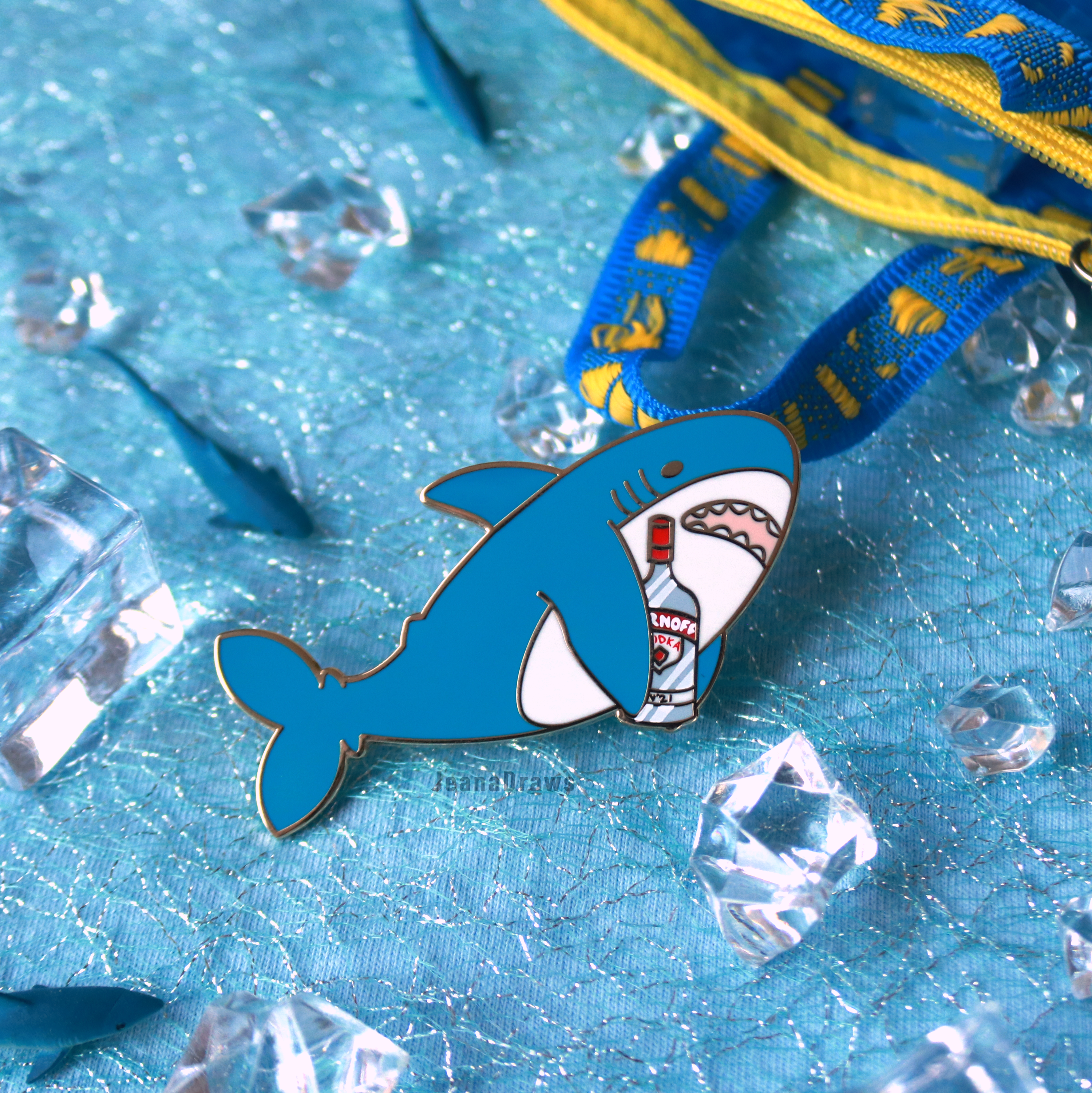 Mood Shark Enamel Pin
