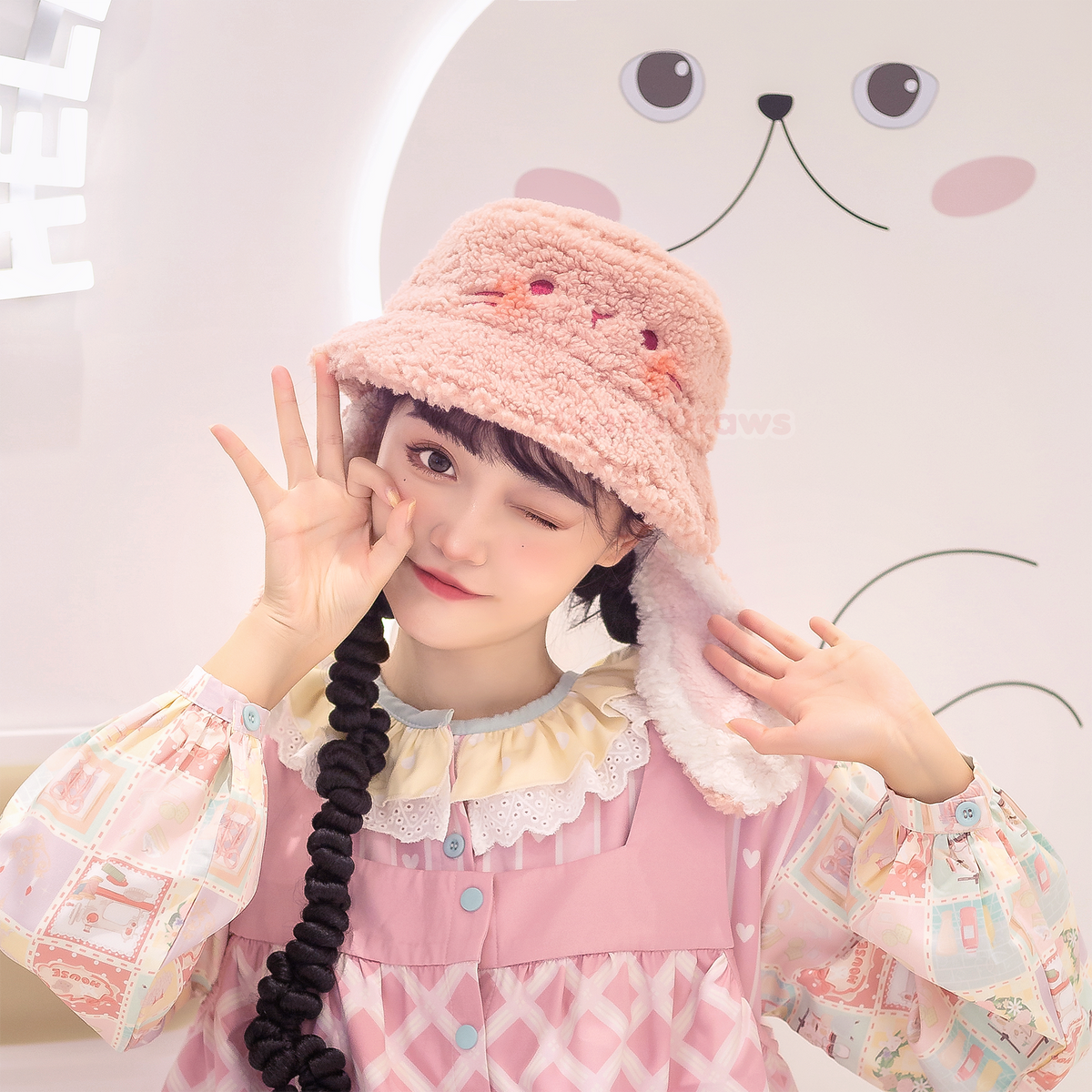 Bunny Ear Bucket Hat – JeanaDraws display picture 2