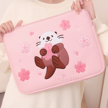 Load image into Gallery viewer, Sakura Lakko Laptop Sleeve
