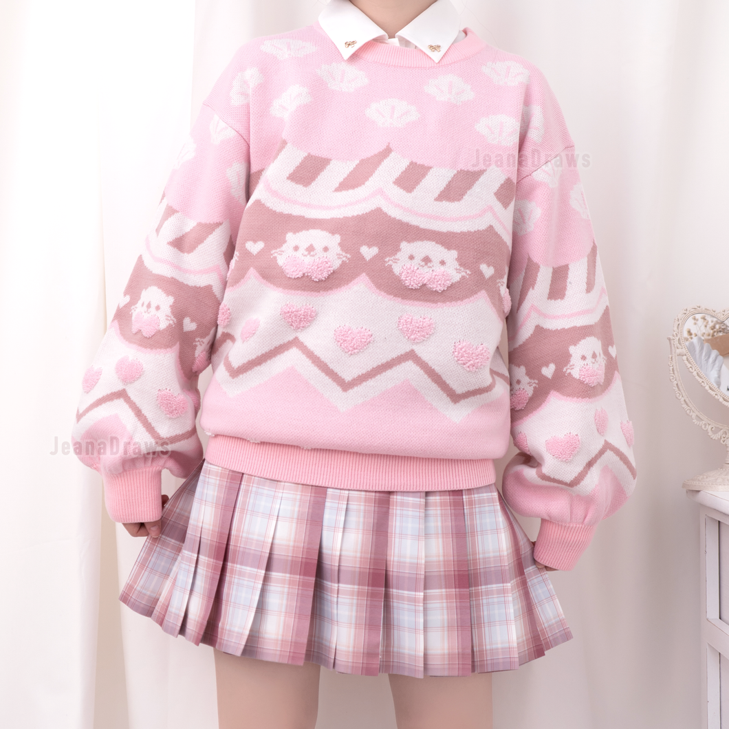 Pink Lakko Crewneck Sweater