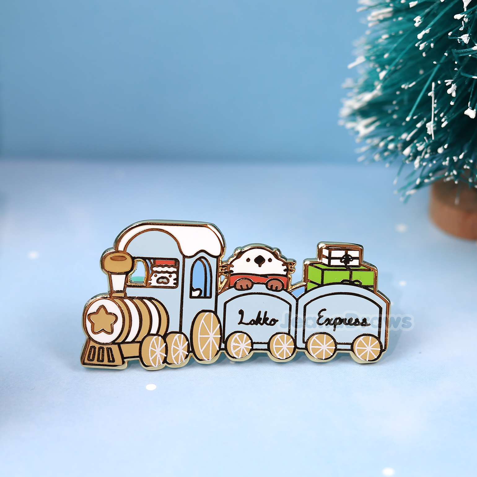 Dec Patreon Pin - Lakko Express
