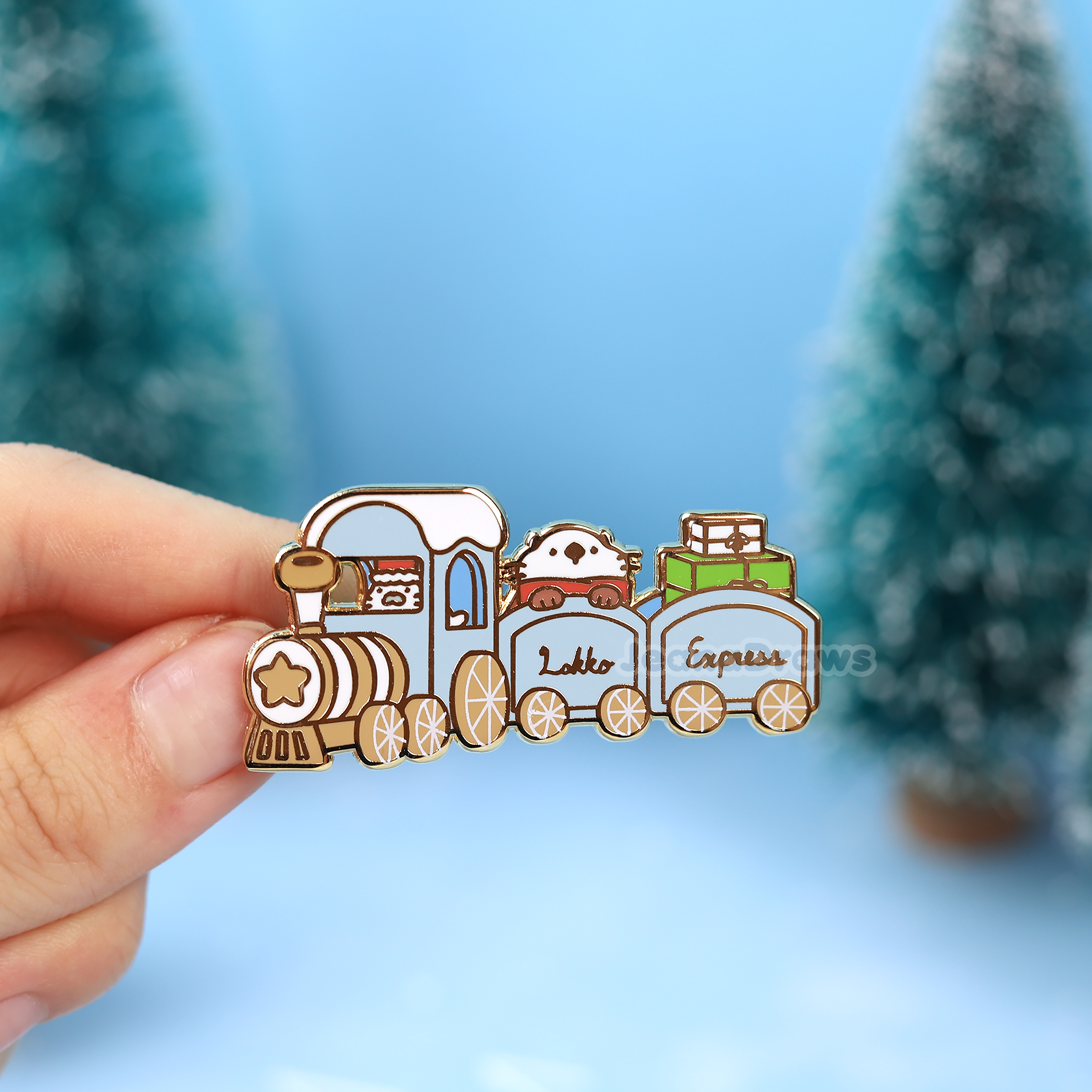 Dec Patreon Pin - Lakko Express
