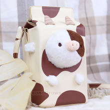 Load image into Gallery viewer, Cow Milkbox Purse
