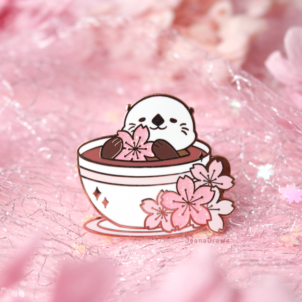 Sakura Teatime Enamel Pin