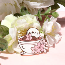 Load image into Gallery viewer, Sakura Teatime Enamel Pin
