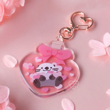 Load image into Gallery viewer, Love Potion Otter Acrylic Keychain
