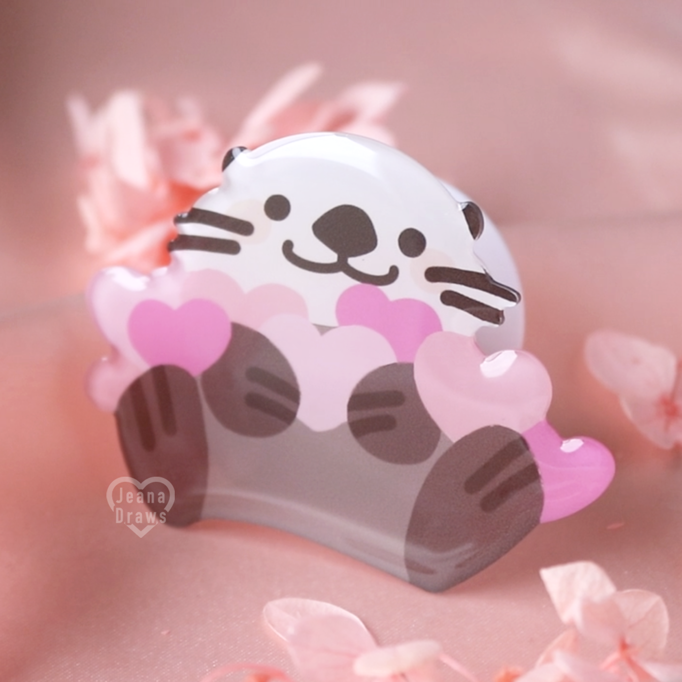 Valentine Otter Phone Grip