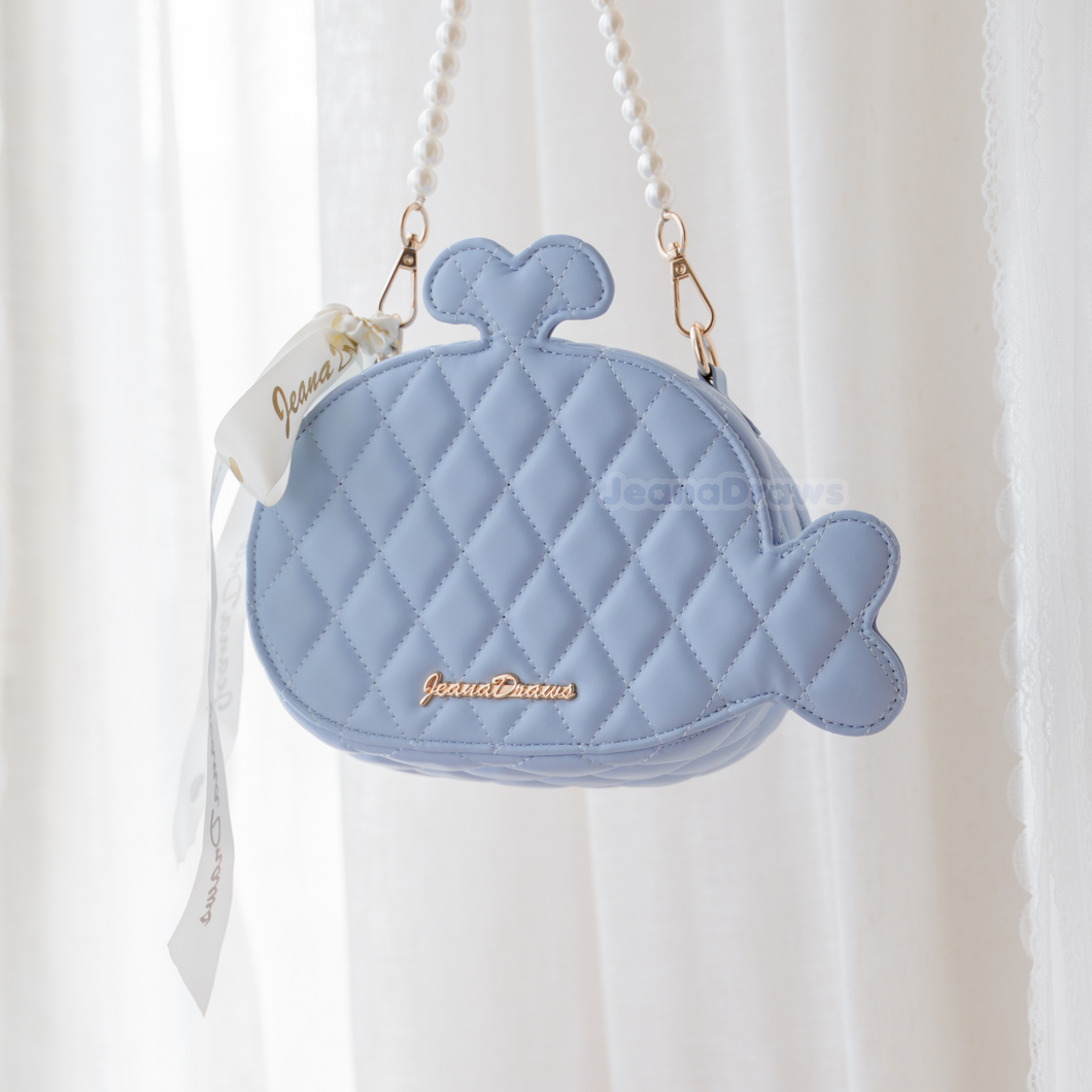 Whale Quilted Handbag