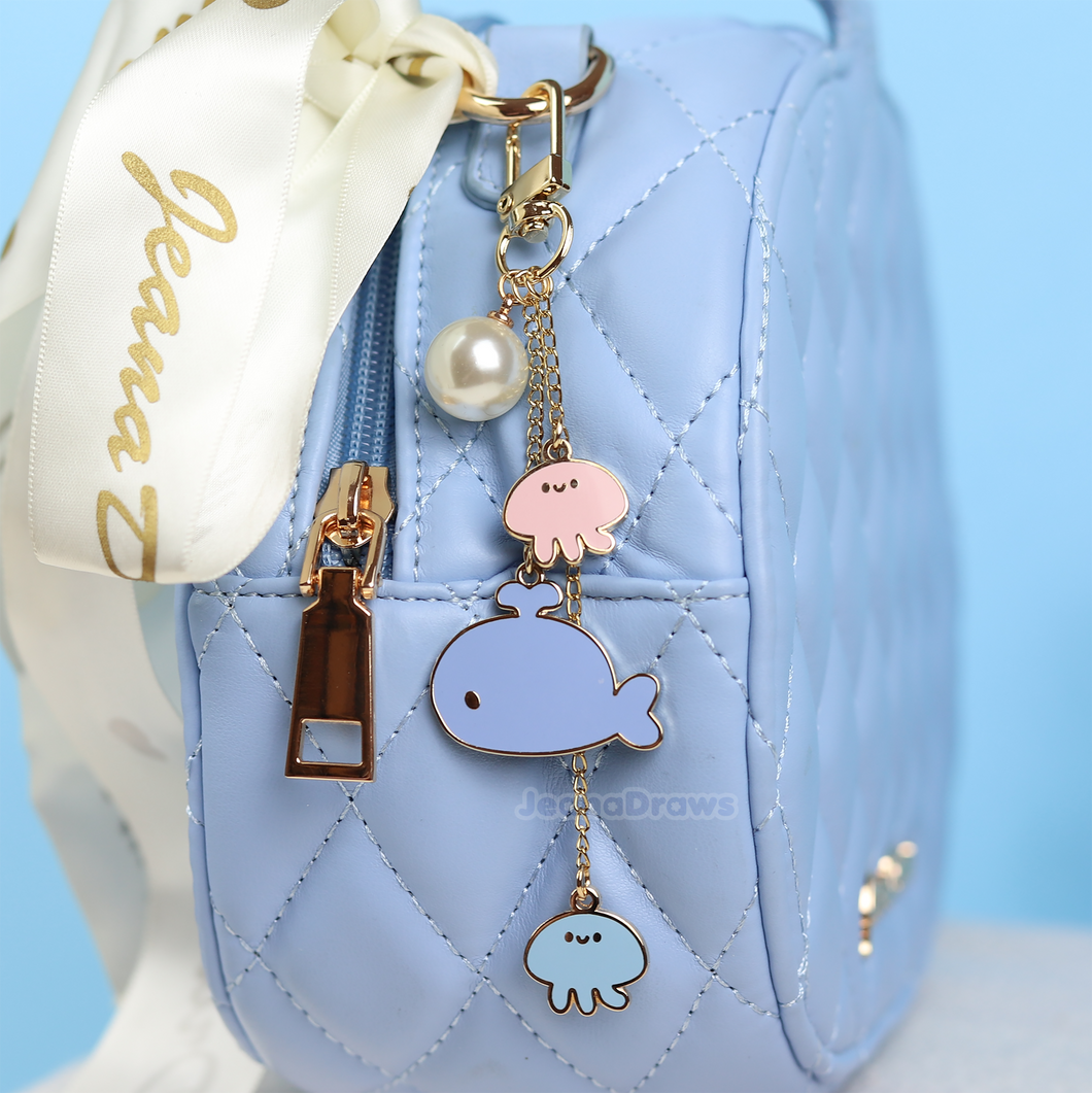 Whale Bag Charm